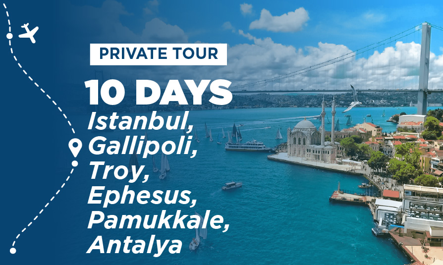 10-Day Turkey Tour: Istanbul, Gallipoli, Troy, Ephesus, Pamukkale, Antalya